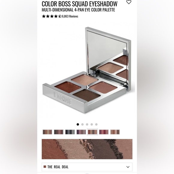 Bnib Il Makiage eyeshadow quad in the Real Deal - Picture 2 of 4